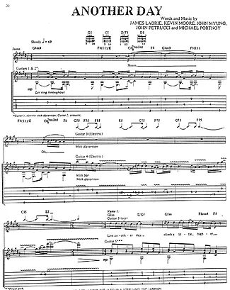 18383 Partitura - Another Day - Guitarra