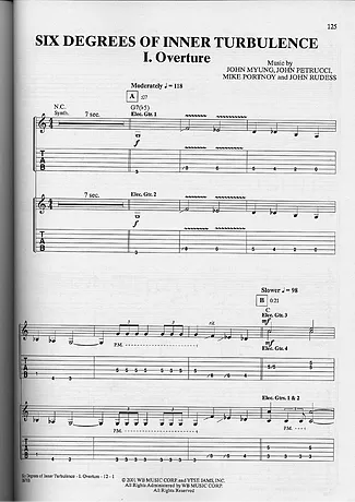 18494 Partitura - Overture - Guitarra