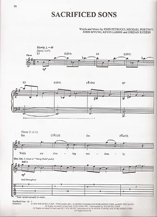 18501 Partitura - Sacrificed Sons - Guitarra