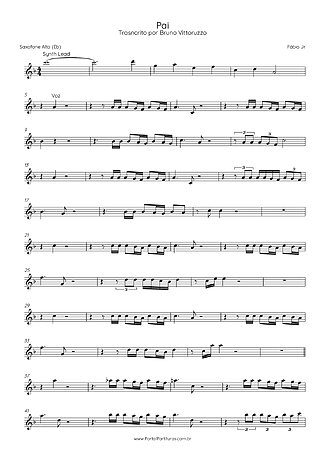 25417 Partitura - Pai - Saxofone Alto (Eb)