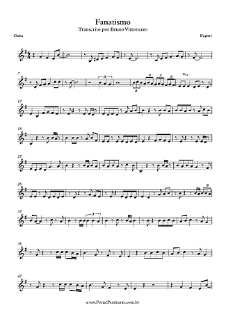 7928 Partitura - Fanatismo - Gaita