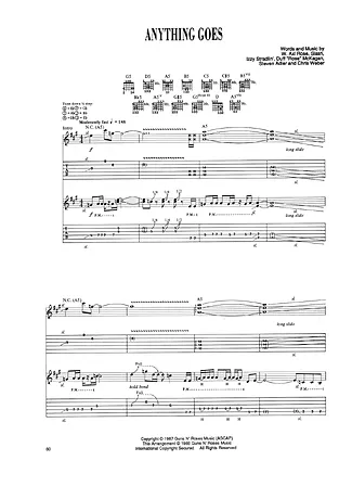 15223 Partitura - Anything Goes - Guitarra
