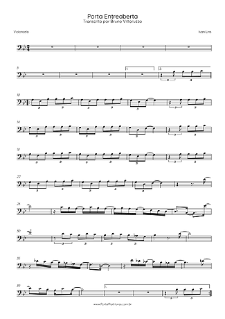 26139 Partitura - Porta Entreaberta - Violoncelo