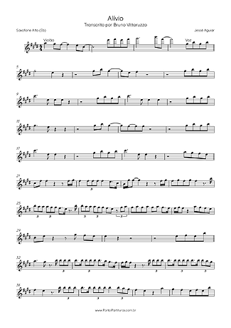 32721 Partitura - Alívio - Saxofone Alto (Eb)