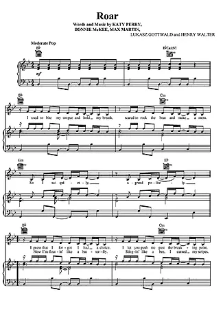 30752 Partitura - Roar - Piano