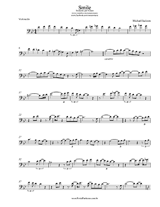 25016 Partitura - Smile - Violoncelo