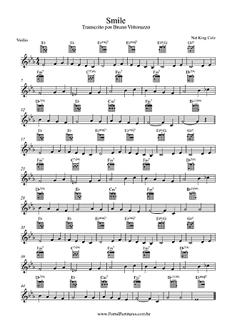 25553 Partitura - Smile - Violão