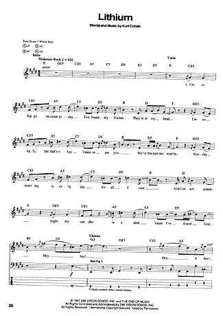 19230 Noten - Lithium - Bass