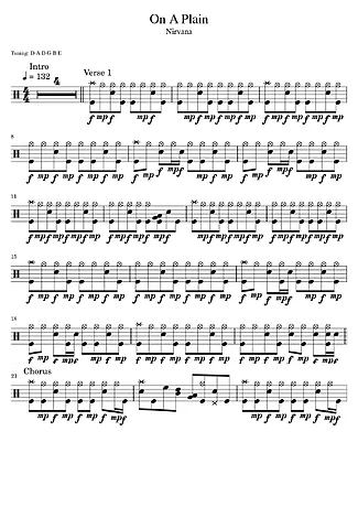 38562 Noten - On A Plain - Schlagzeug