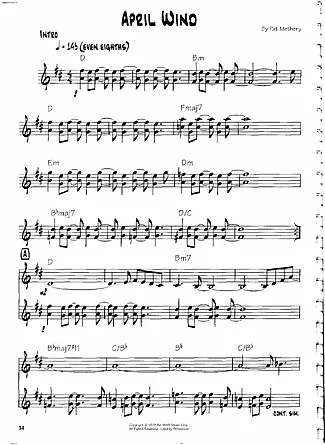 19253 Partitura - April Wind - Guitarra
