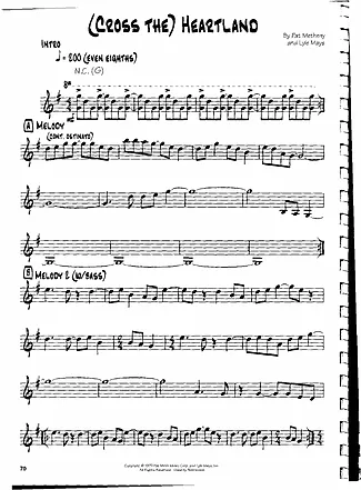 19239 Partitura - (Cross The) Heartland - Guitarra