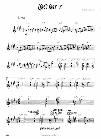 19240 Partitura - (Go) Get It - Guitarra