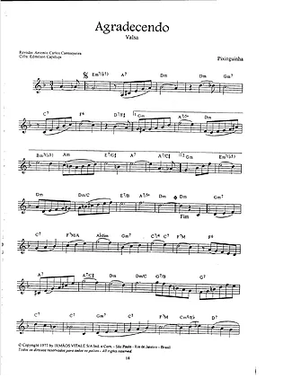 16906 Partitura - Agradecendo - Bandolim
