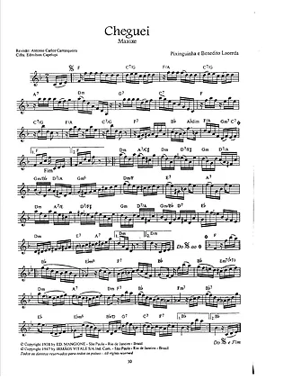 16915 Partitura - Cheguei - Bandolim