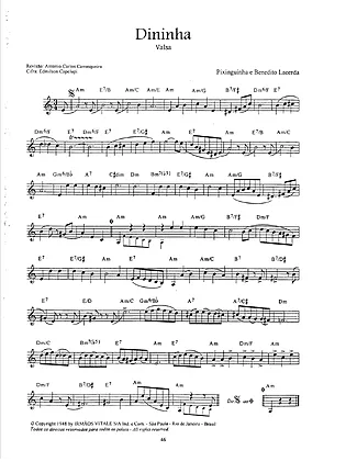 16926 Partitura - Dininha - Bandolim