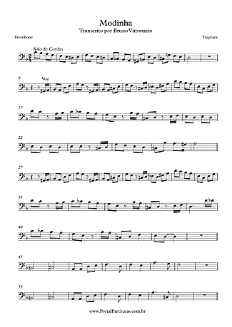 22145 Partitura - Modinha - Trombone