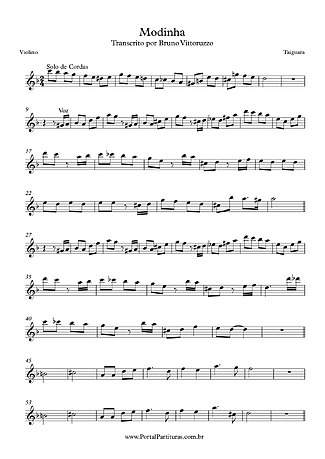 22148 Partitura - Modinha - Violino