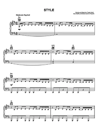 30905 Partitura - Style - Piano