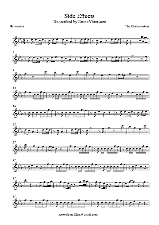 7569 Partitura - Side Effects - Armónica