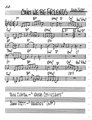 13534 Partitura - Cant We Be Friends - Gaita