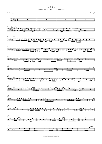 44284 Partitura - Palpite - Violoncelo