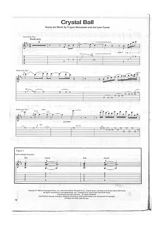 15376 Partitura - Crystal Ball - Guitarra