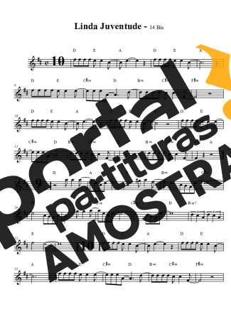 14 bis  partitura para Clarinete (Bb)