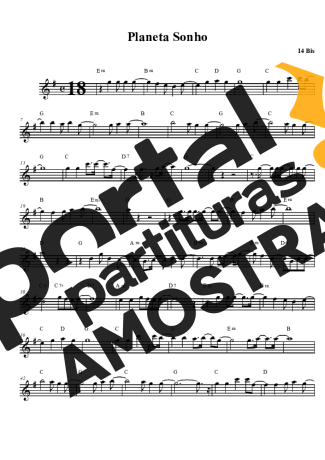 14 bis  partitura para Clarinete (Bb)