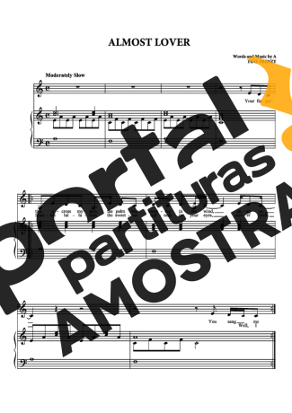 A Fine Frenzy  partitura para Piano