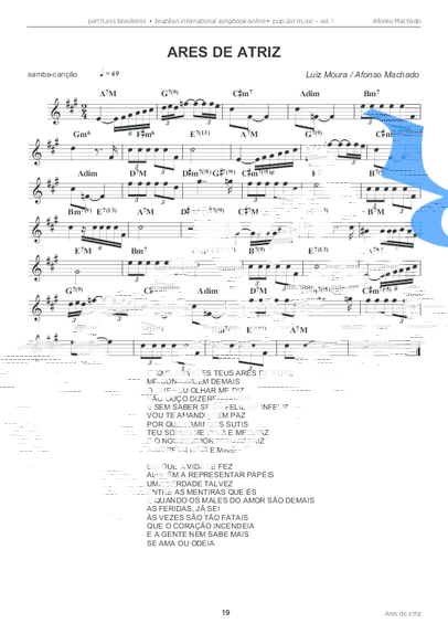 Afonso Machado  partitura para Teclado