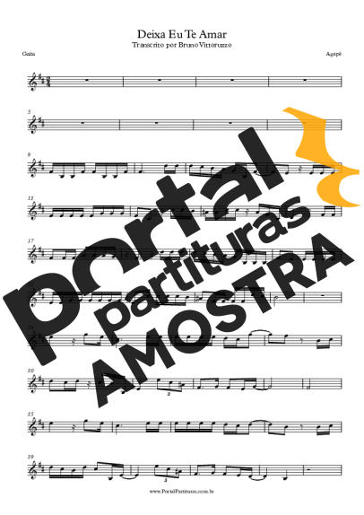 Agepê  partitura para Gaita