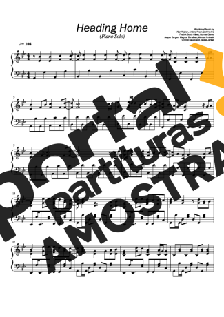 Alan Walker and Ruben Heading Home partitura para Piano