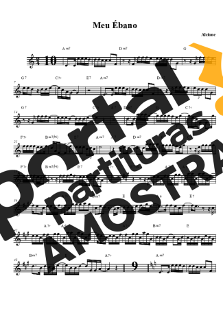 Alcione  partitura para Clarinete (Bb)