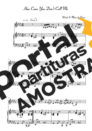 Alicia Keys How Come You Dont Call Me partitura para Piano