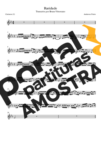 Anderson Freire  partitura para Clarinete (C)
