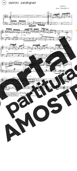 Astor Piazzolla  partitura para Piano