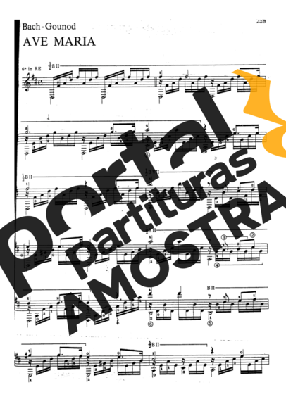 Bach  partitura para Violão