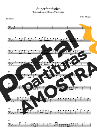 Balão Mágico Superfantástico partitura para Trombone