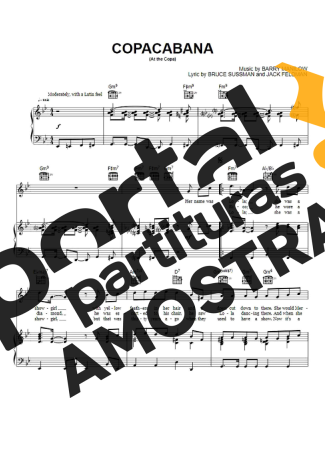 Barry Manilow  partitura para Piano