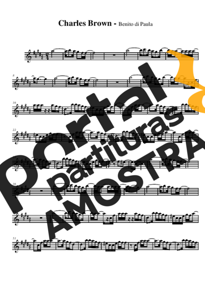 Benito di Paula  partitura para Saxofone Alto (Eb)