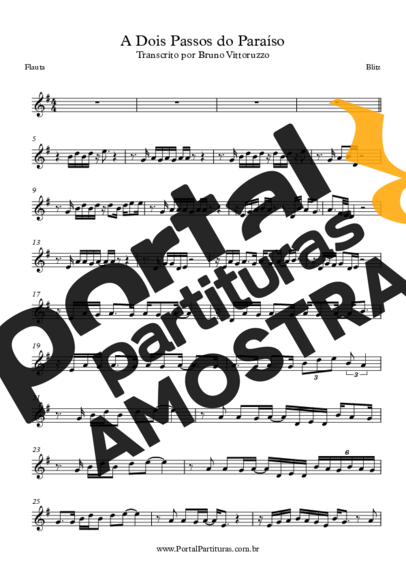 Blitz  partitura para Flauta Transversal