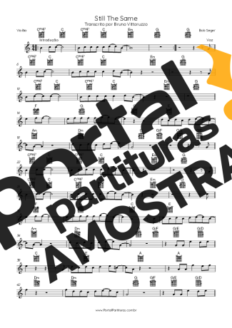 Bob Seger Still The Same partitura para Violão