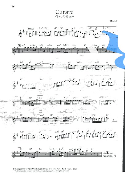 Bororó  partitura para Violino