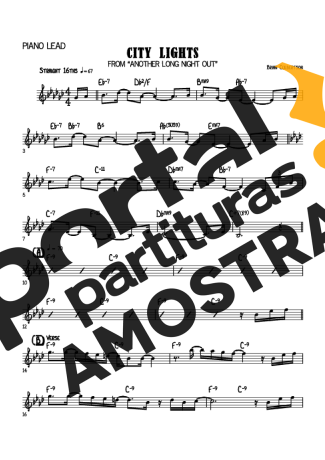 Brian Culbertson City Lights partitura para Teclado