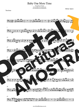 Britney Spears Baby One More Time partitura para Trombone