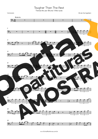 Bruce Springsteen  partitura para Violoncelo