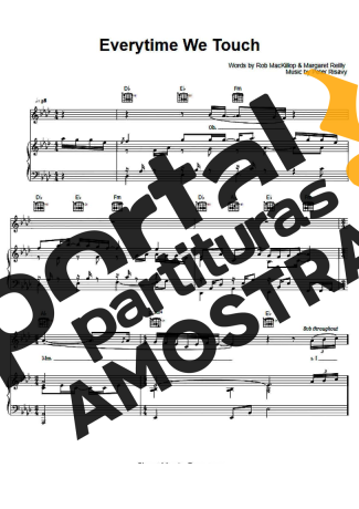 Cascada Everytime We Touch partitura para Piano