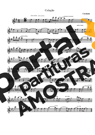 Cassiano  partitura para Clarinete (Bb)