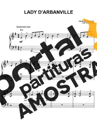 Cat Stevens  partitura para Piano