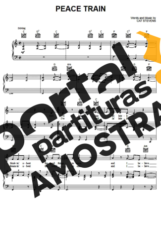 Cat Stevens  partitura para Piano